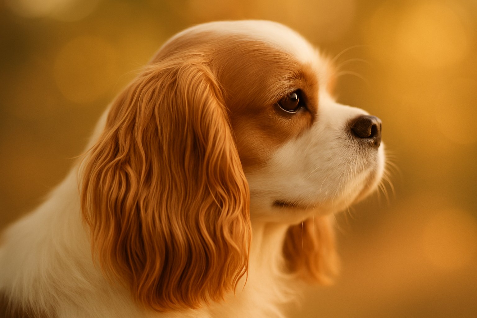 Cavalier King Charles Spaniel Ears & Nose